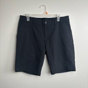 Kjus Black Men's Flat Front Shorts measures 36 waist